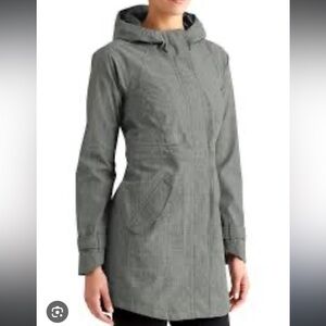 Athleta Gray Rainfall Jacket
